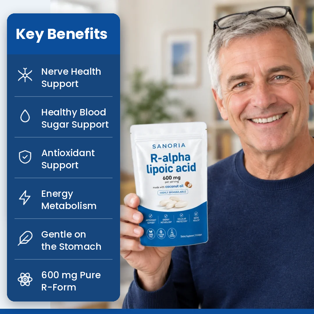 Sanoria R-Alpha Lipoic Acid 600mg